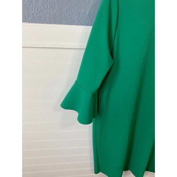 Vicolo Green 3/4 Bell Sleeve Relax Fit Tunic Size Large - Picture 3 of 8